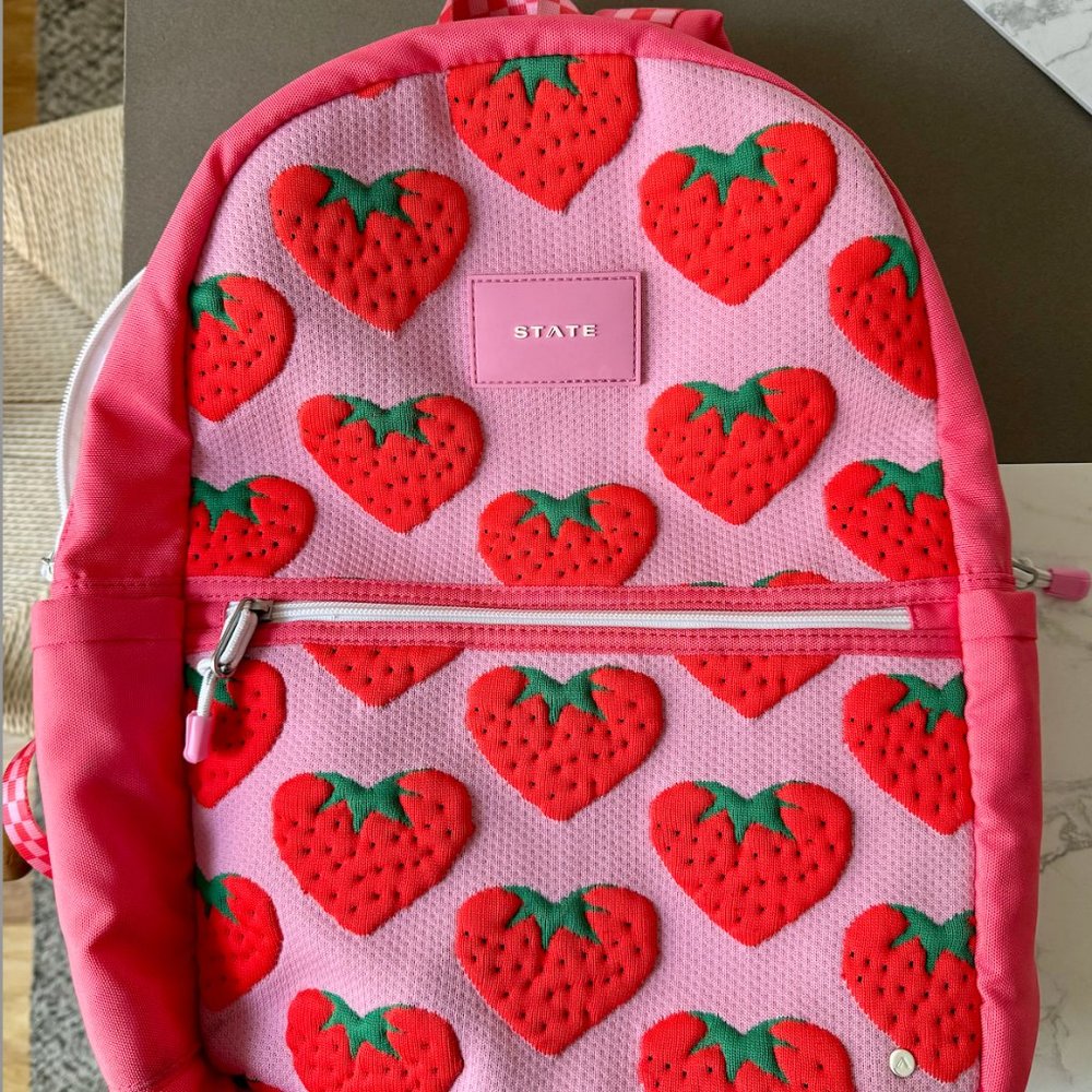 State Kane Kids backpack (COLOR Intarsia | STRAWBERRIES)